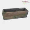 Natural Woodland Planter 12" X 4" X 4" -Flower Plants Sales 2024 02566 12 X 4 X 4 Woodland Planter Box vase