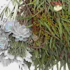 Elegant Succulents & Silver DIY Wedding Flowers -Flower Plants Sales 2024 07980C Elegant Succulents Silver DIY Flower Pack
