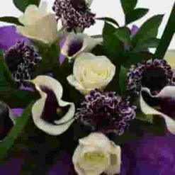 Premium Gift Bouquet - Lavender & White Velvet
