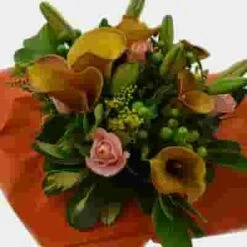 Premium Gift Bouquet Orange & Yellow Mellow